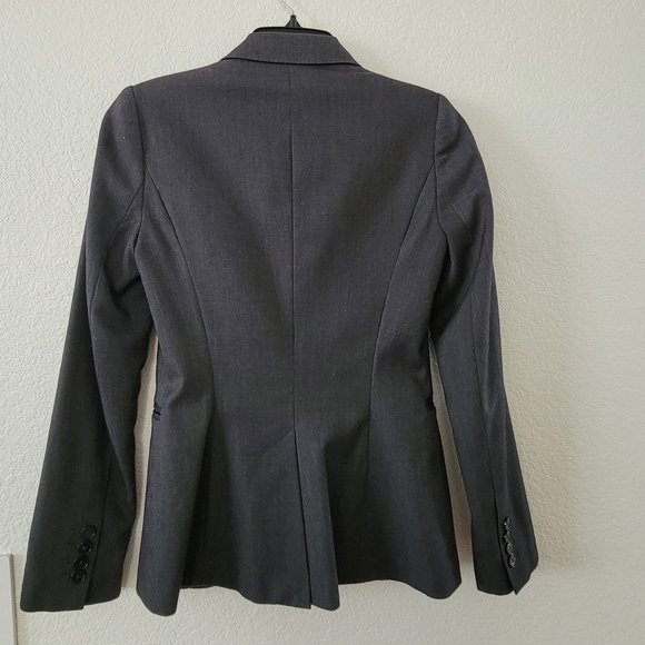 Zara One Button Grey Blazer XS - Picture 4 of 10